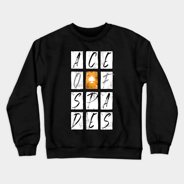 Ace of Spades Crewneck Sweatshirt by graphicspear